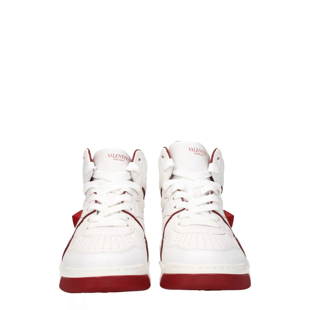 Valentino Garavani White Leather High Tops