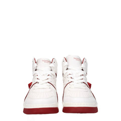Valentino Garavani White Leather High Tops
