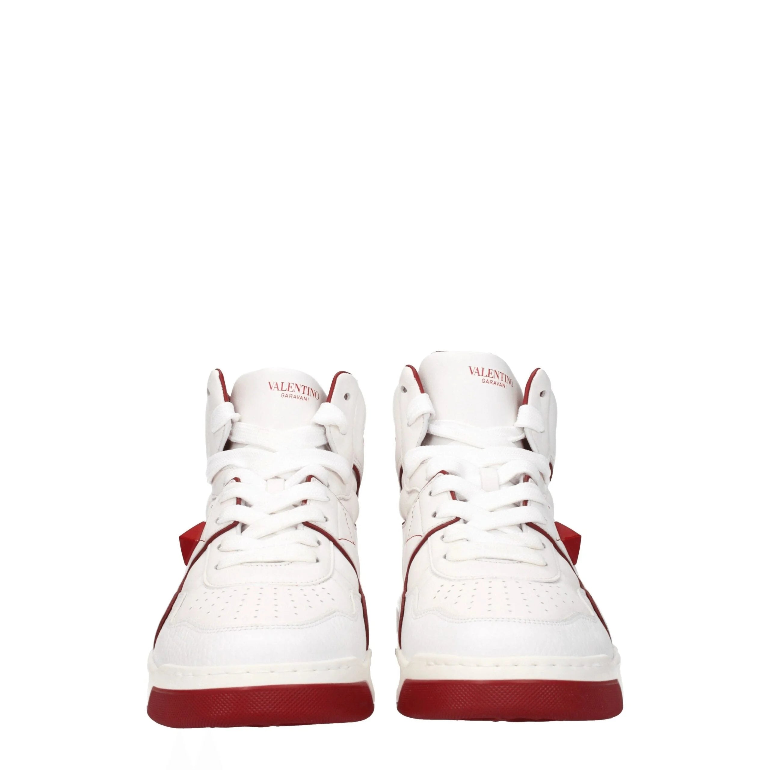 Valentino Garavani White Leather High Tops
