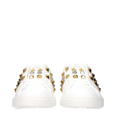 Valentino Garavani White Leather Low Top Sneakers