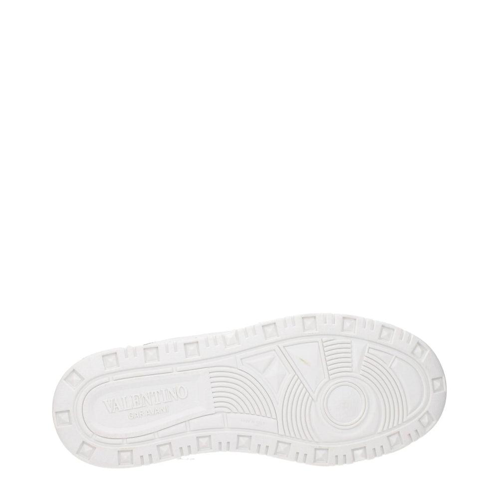Valentino Garavani White Leather Low Top Sneakers - EU40/US7