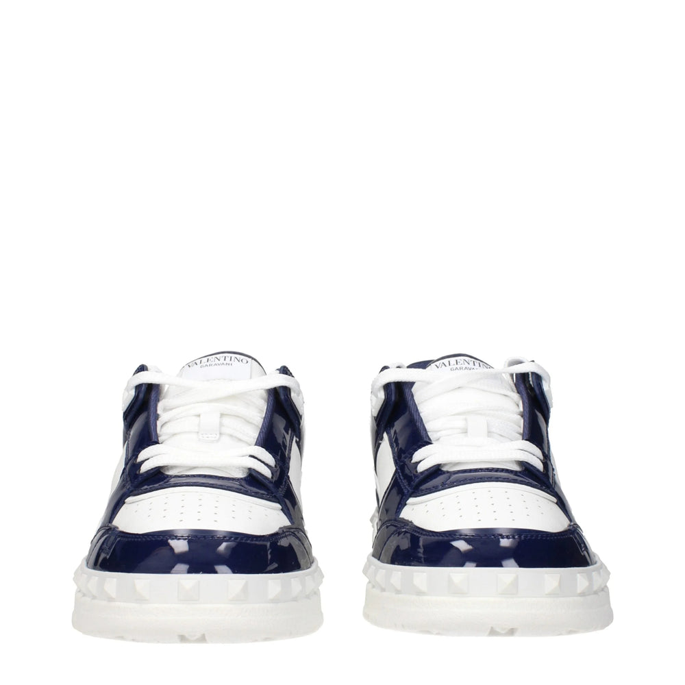 Valentino Garavani White Leather Low Top Sneakers - EU40/US7