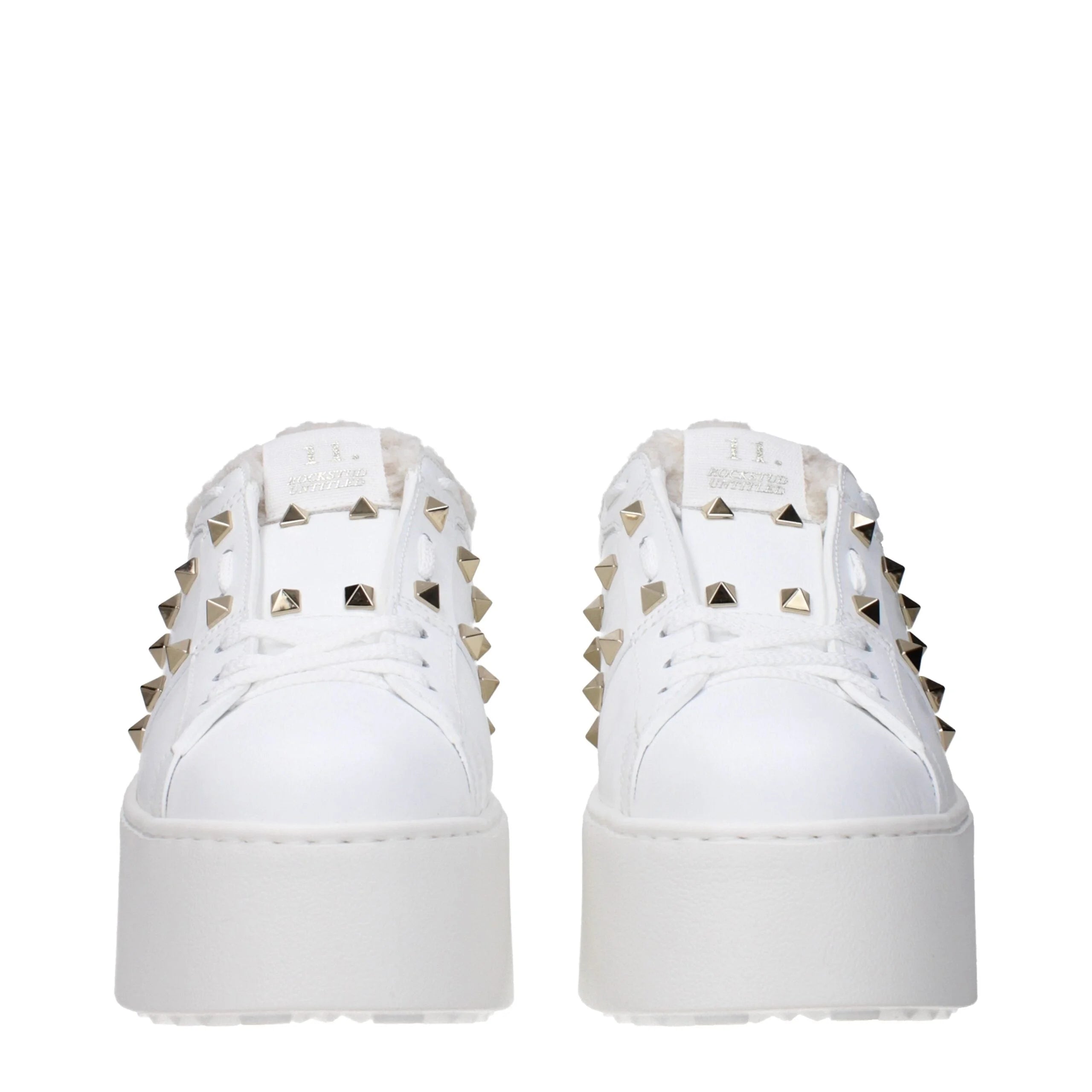 Valentino Garavani White Leather Platform Sneakers - EU39/US9