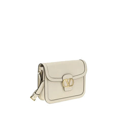Valentino Garavani White Leather Shoulder Bag
