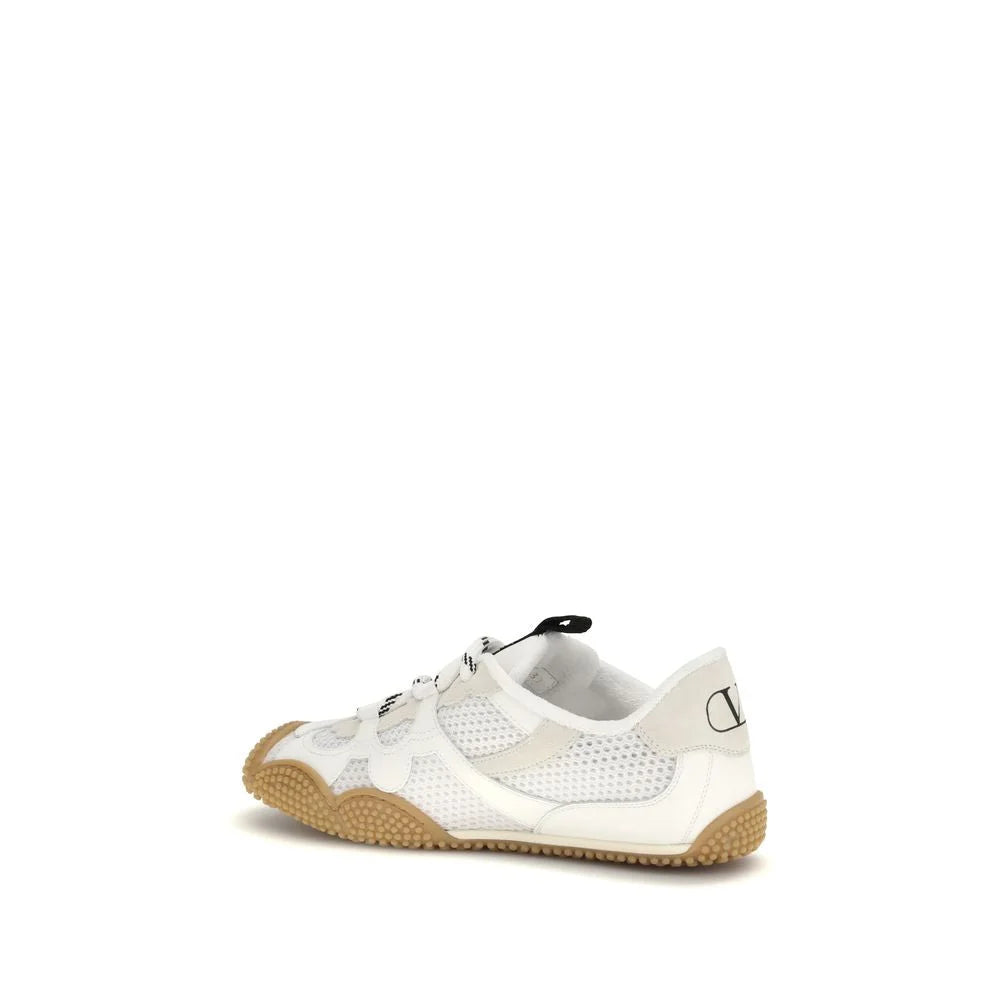 Valentino Garavani White Polyamide Athletic Sneakers - EU40/US10