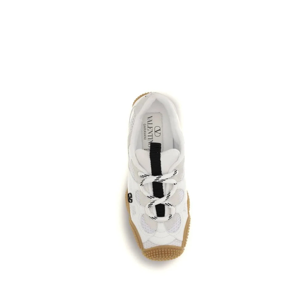 Valentino Garavani White Polyamide Athletic Sneakers - EU40/US10