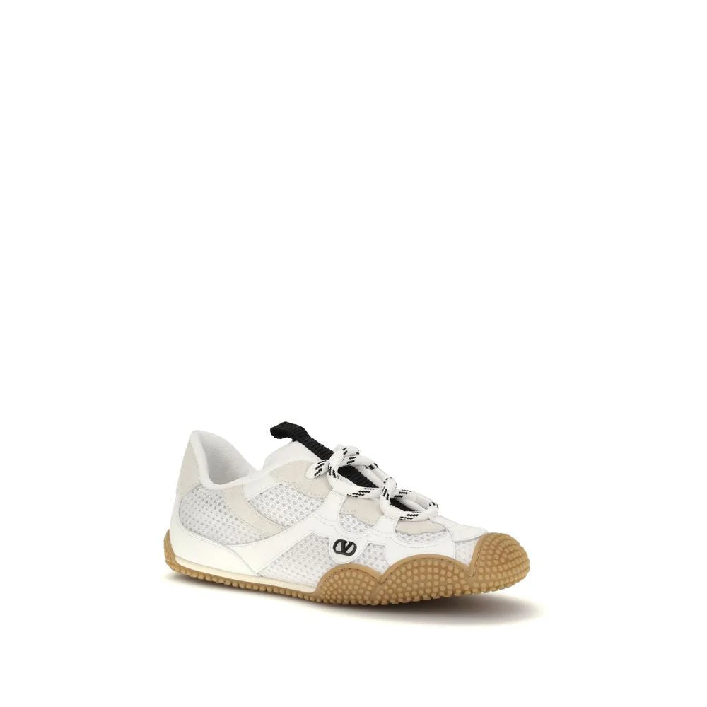 Valentino Garavani White Polyamide Athletic Sneakers - EU40/US10