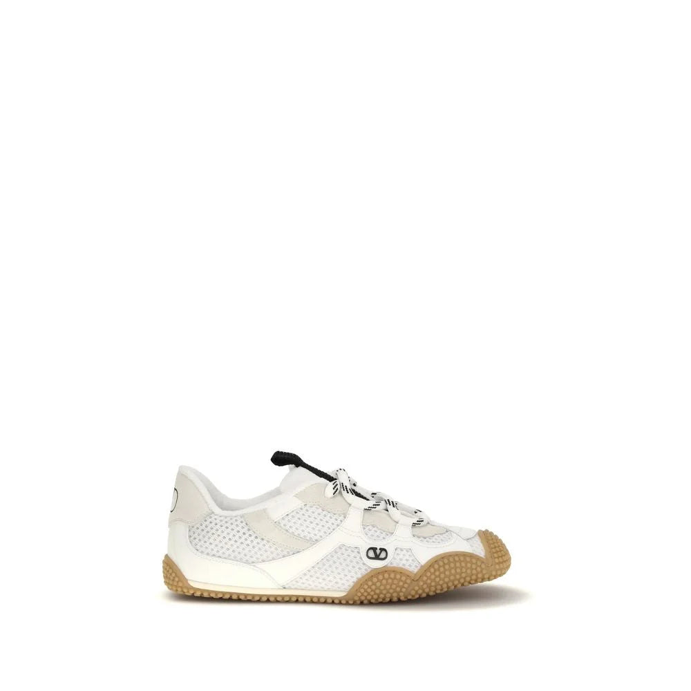 Valentino Garavani White Polyamide Athletic Sneakers - EU40/US10