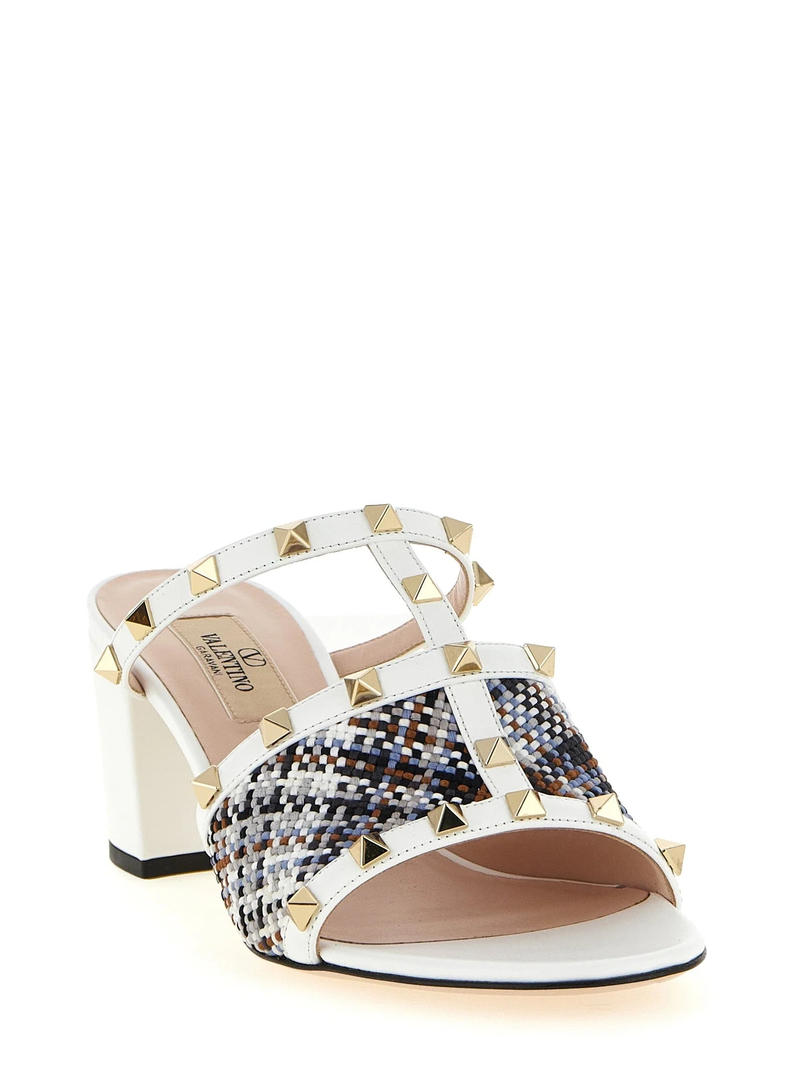 Valentino Garavani White Polyester Platform Sandals - EU41/US11