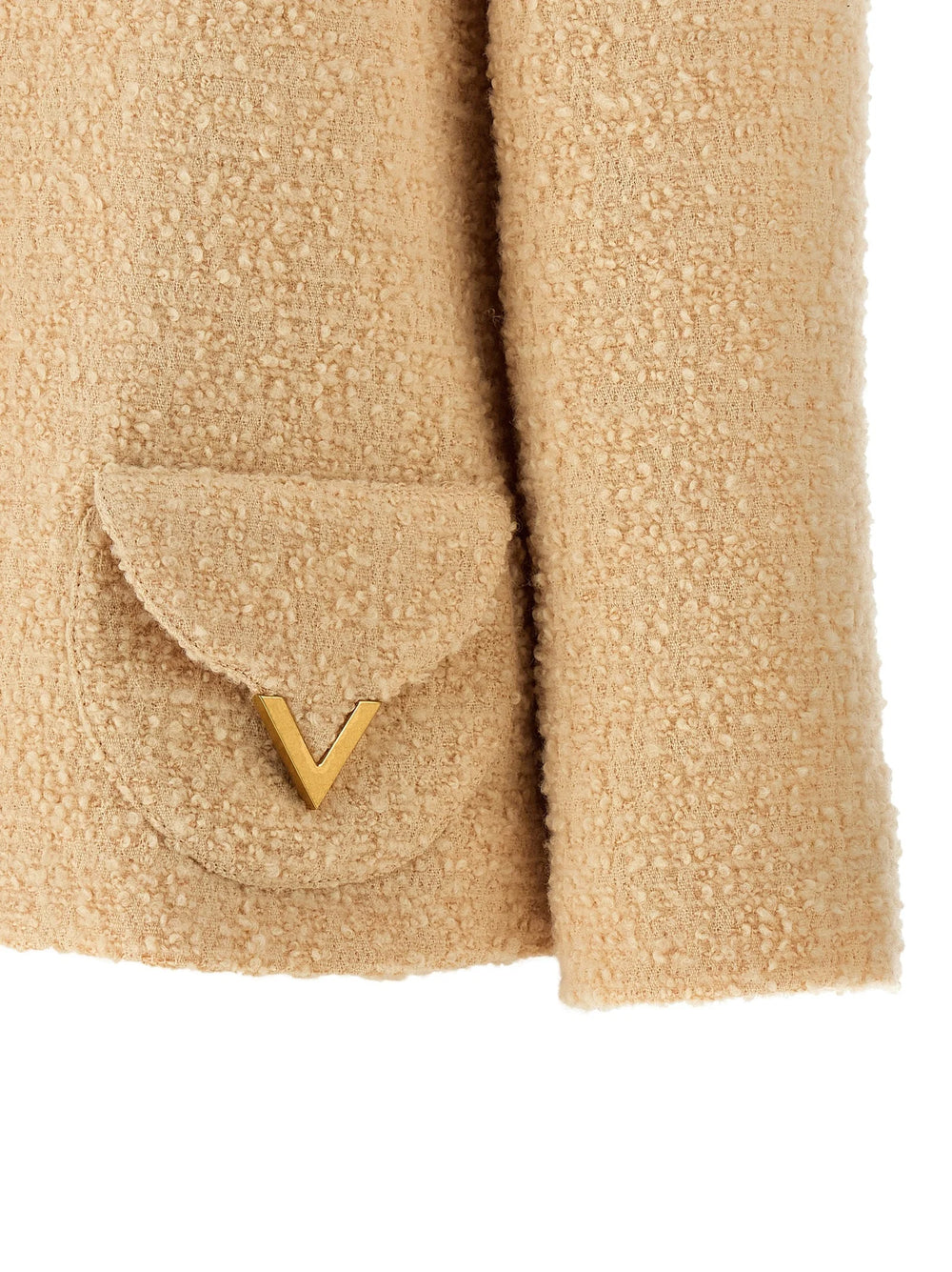 Valentino Garavani White Virgin Wool Blazer - IT38