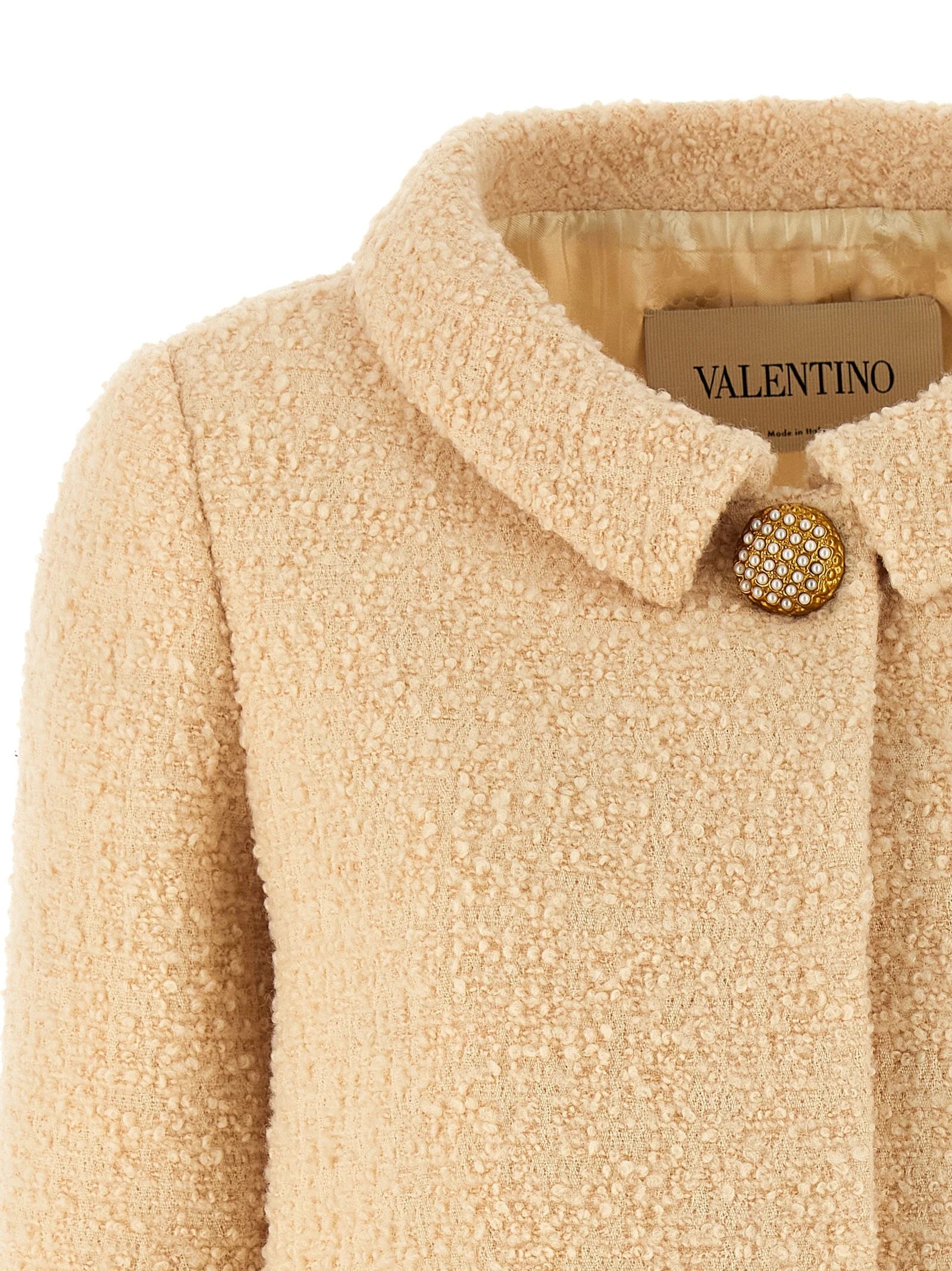 Valentino Garavani White Virgin Wool Blazer - IT38