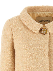 Valentino Garavani White Virgin Wool Blazer - IT38