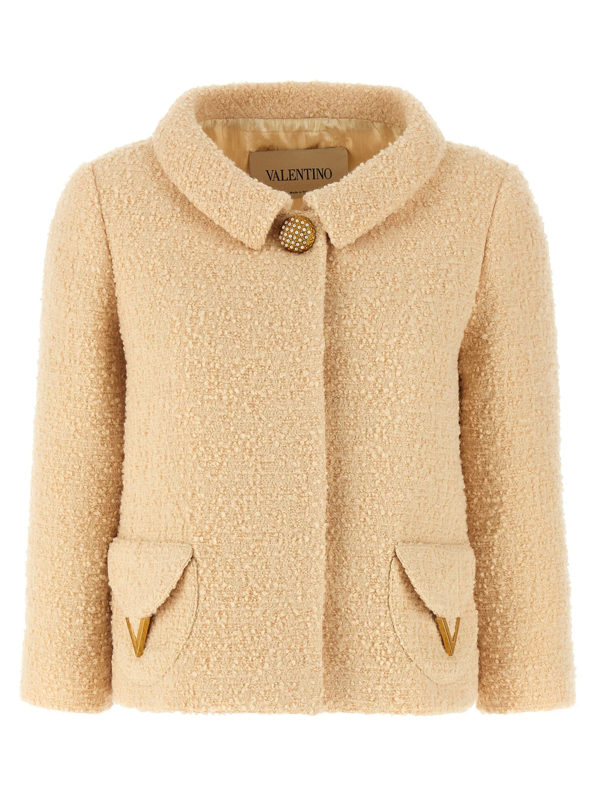 Valentino Garavani White Virgin Wool Blazer - IT38