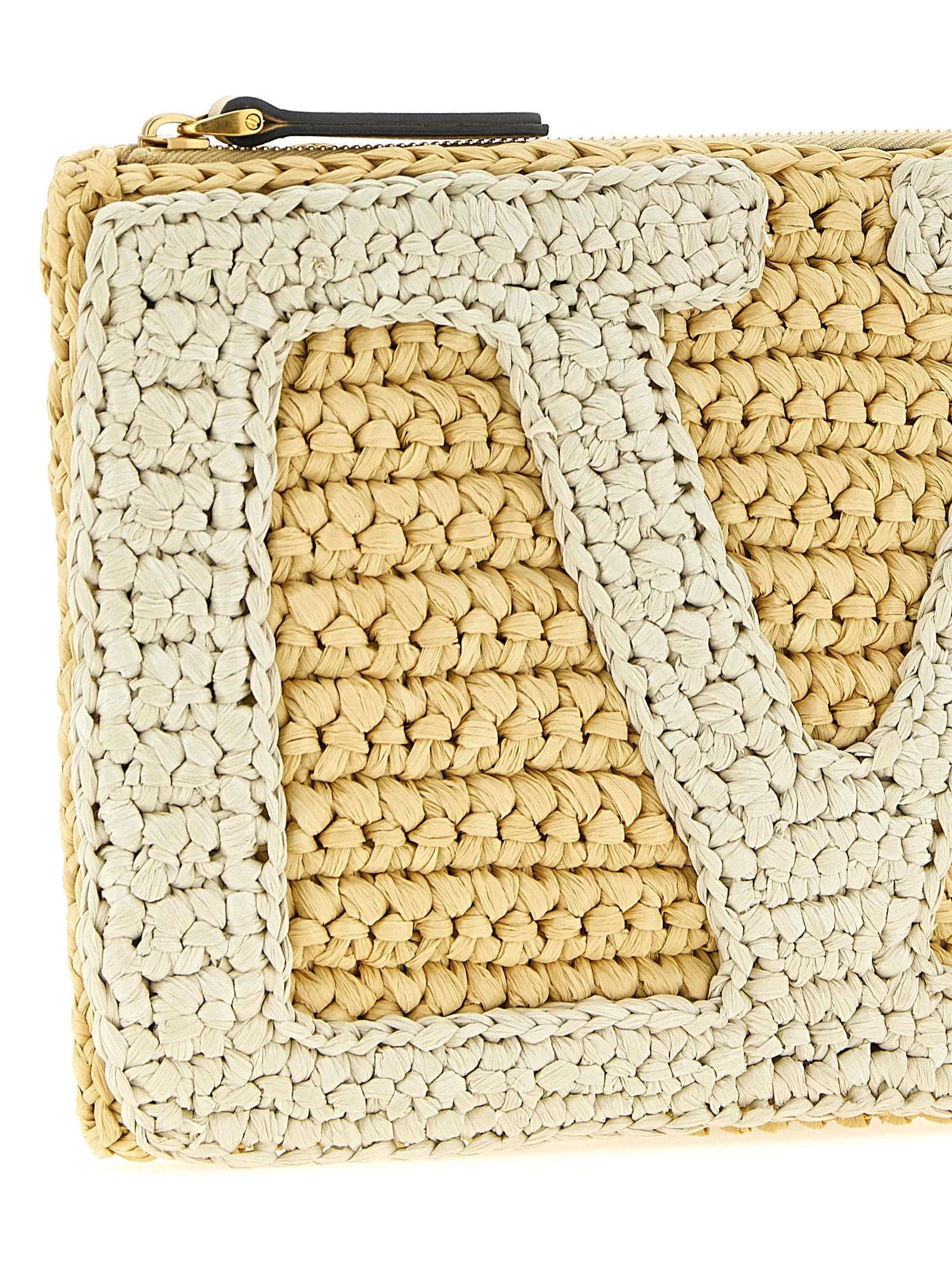 Valentino Garavani White Viscose Clutch Bag