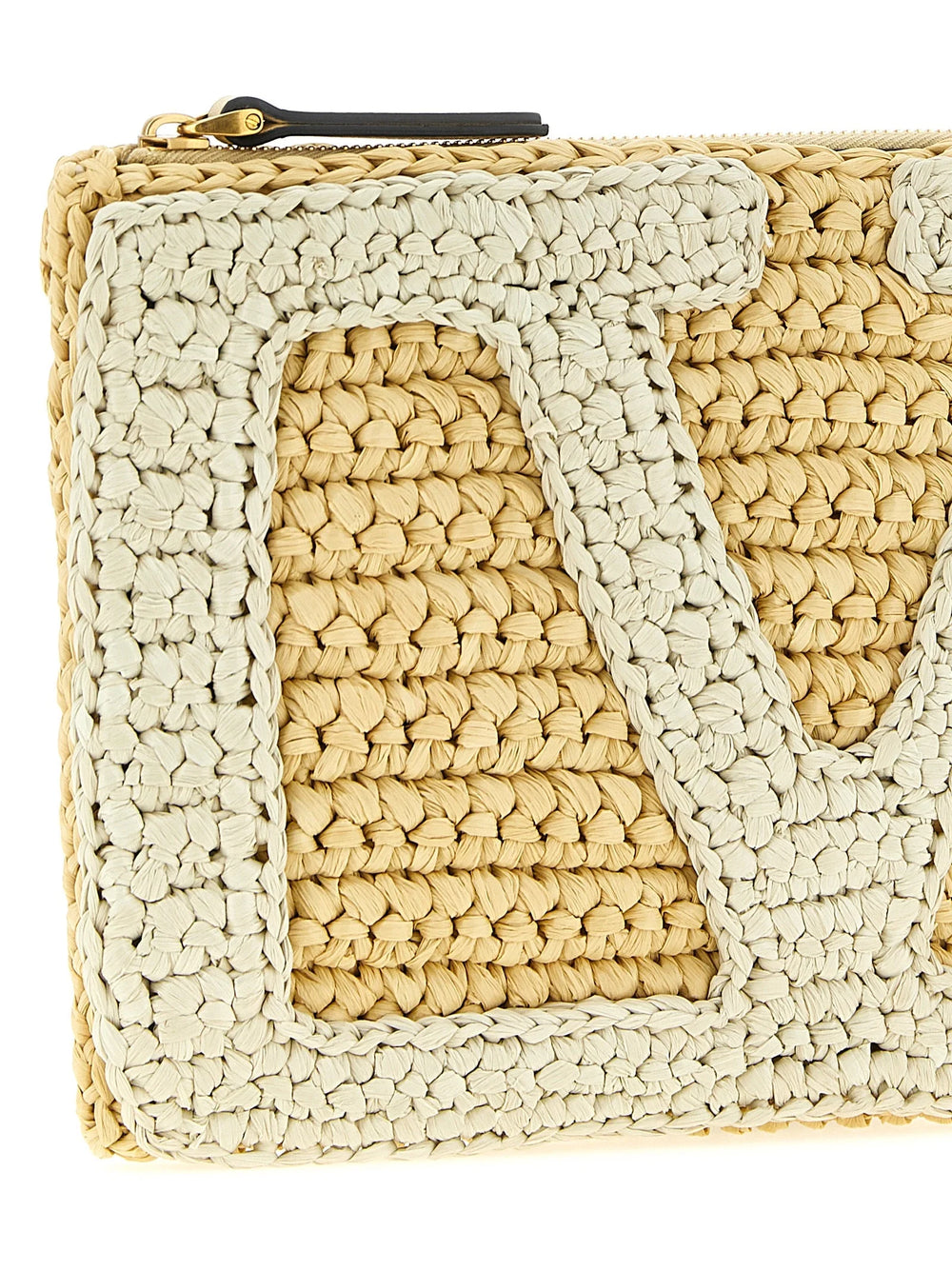 Valentino Garavani White Viscose Clutch Bag