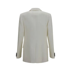 Valentino Garavani White Wool Oves Aries Blazer