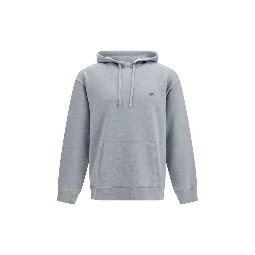 Valentino Gray Cotton Sweatshirt