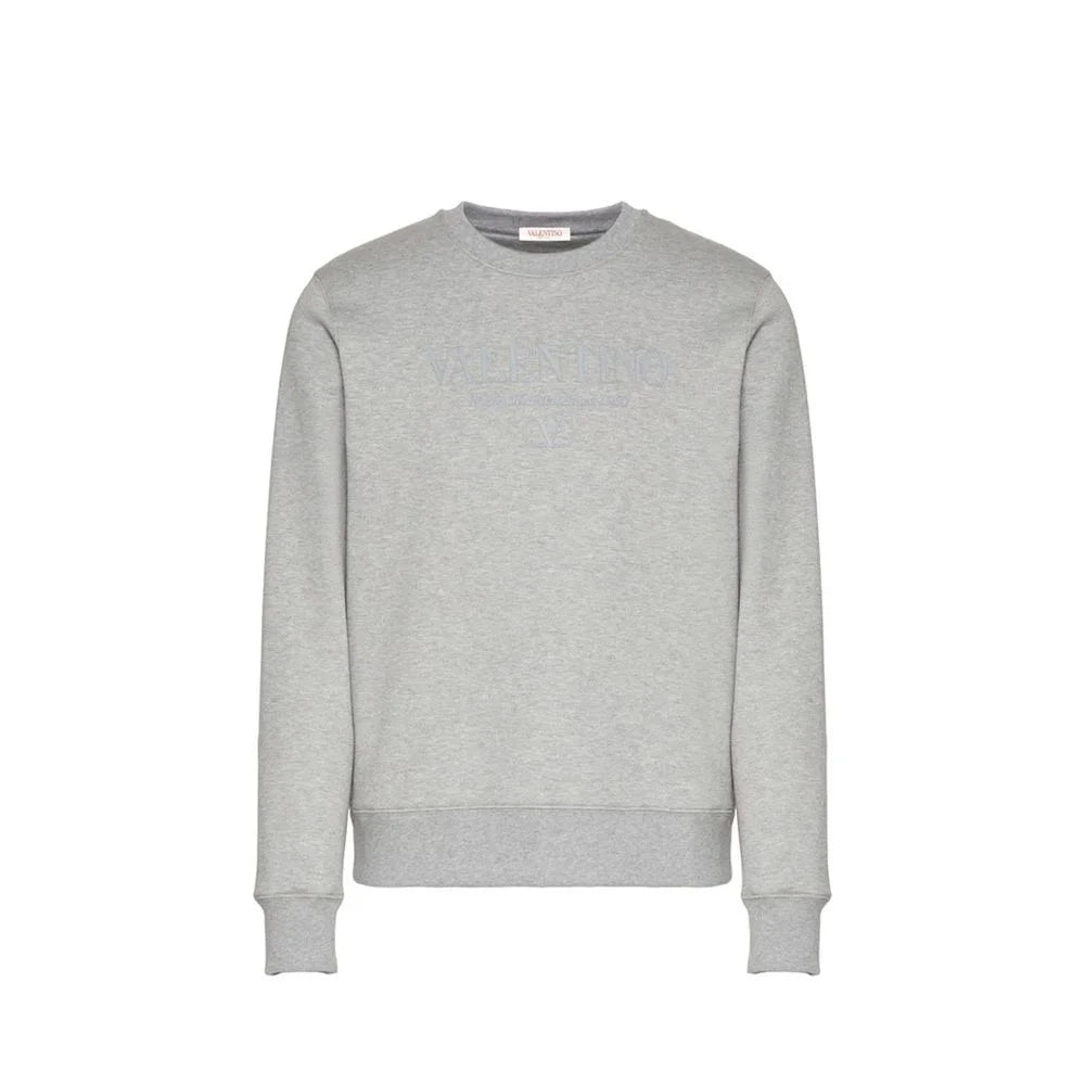Valentino Gray Cotton Sweatshirt - XXL