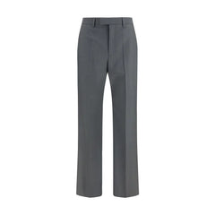 Valentino Gray Wool Oves Aries Dress Pants