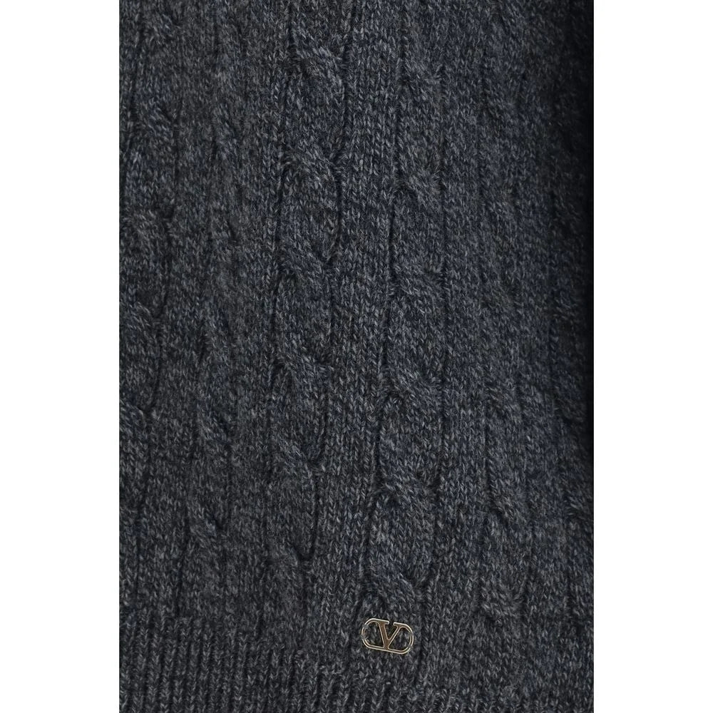 Valentino Gray Wool Oves Aries Sweatshirt - M