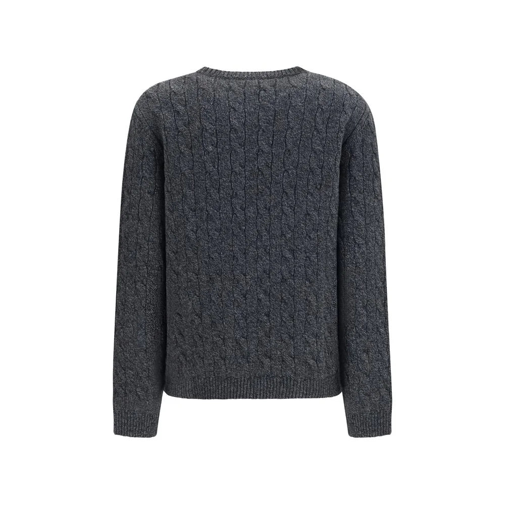 Valentino Gray Wool Oves Aries Sweatshirt - M