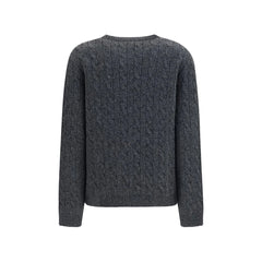 Valentino Gray Wool Oves Aries Sweatshirt - M