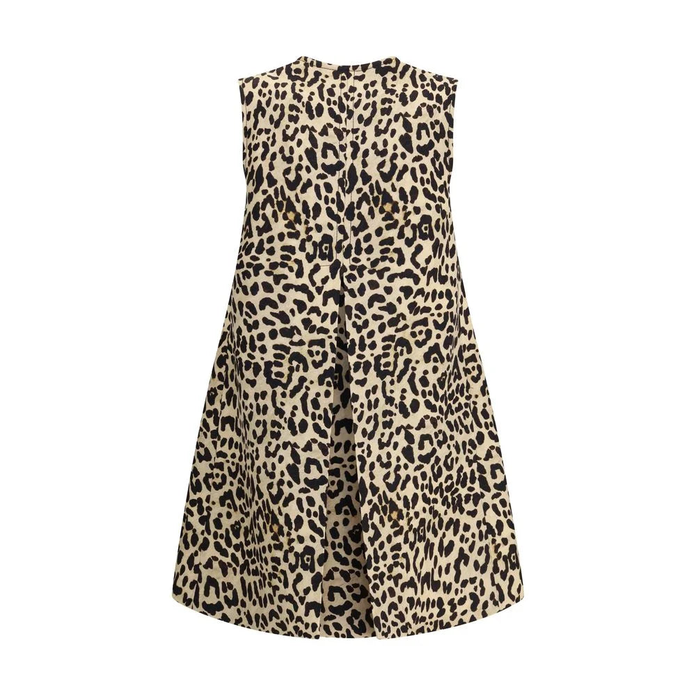 Valentino Leopard-print long Vest - Vests