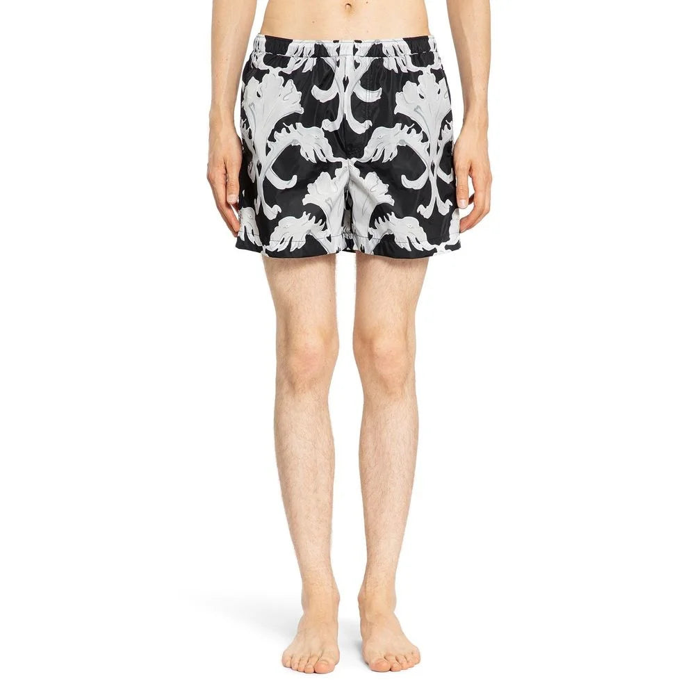 Valentino Metamorphos Wall-Print Swim Shorts - Swim Boxers