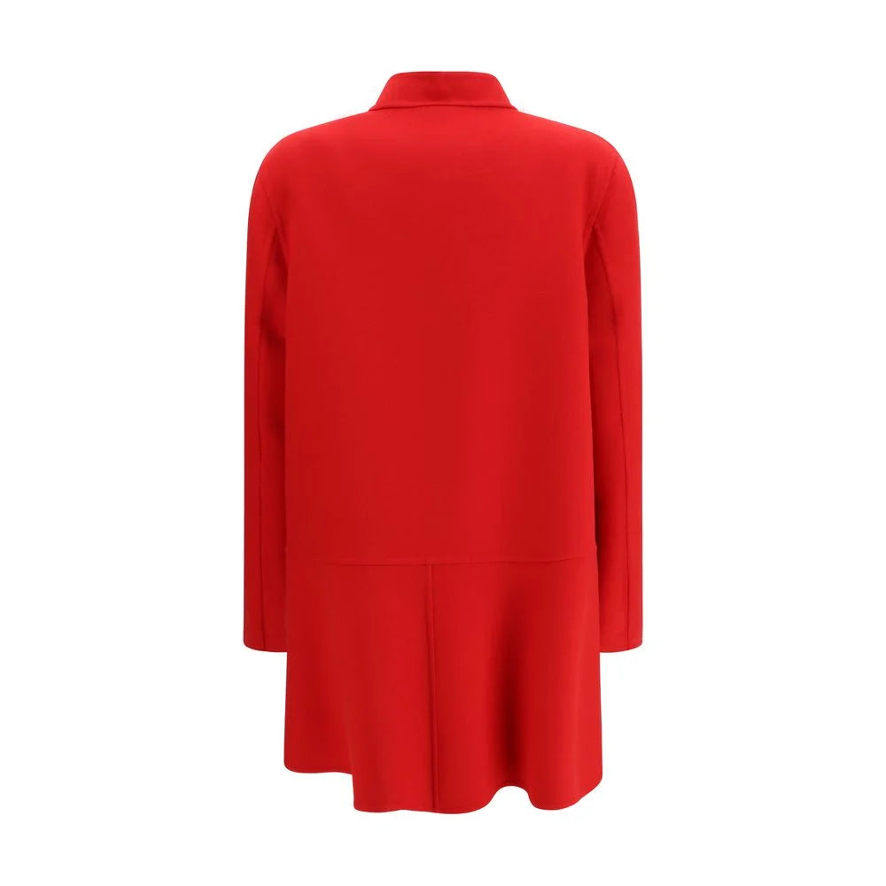 Valentino Multicolor Fleece Wool Coat - IT44 | L