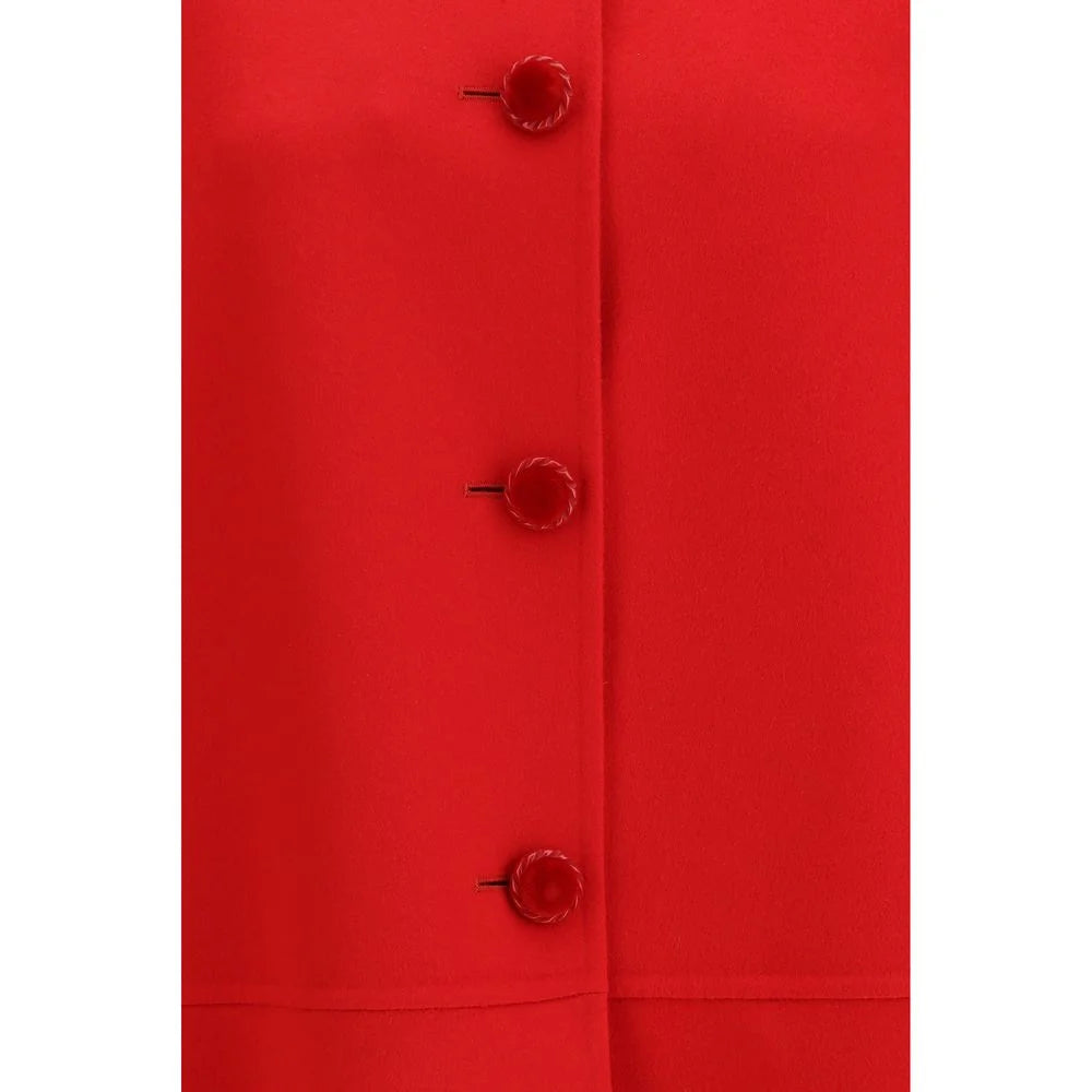 Valentino Multicolor Fleece Wool Coat - IT44 | L