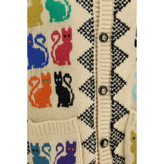 Valentino Multicolor Wool Cardigan - M
