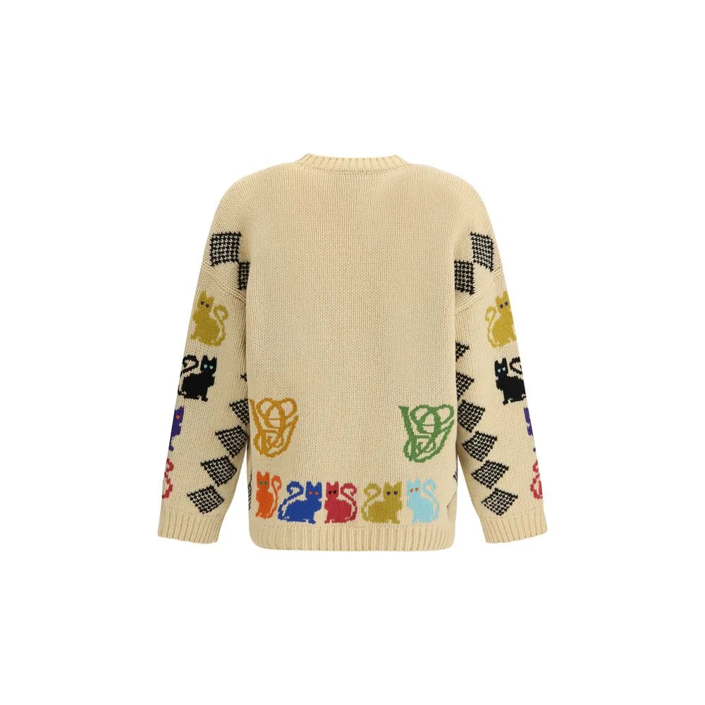 Valentino Multicolor Wool Cardigan - M