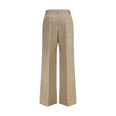 Valentino Palazzo Trousers in Bottonato Natté - IT42 | L - Trousers