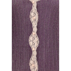 Valentino Purple Viscose Cardigan - L