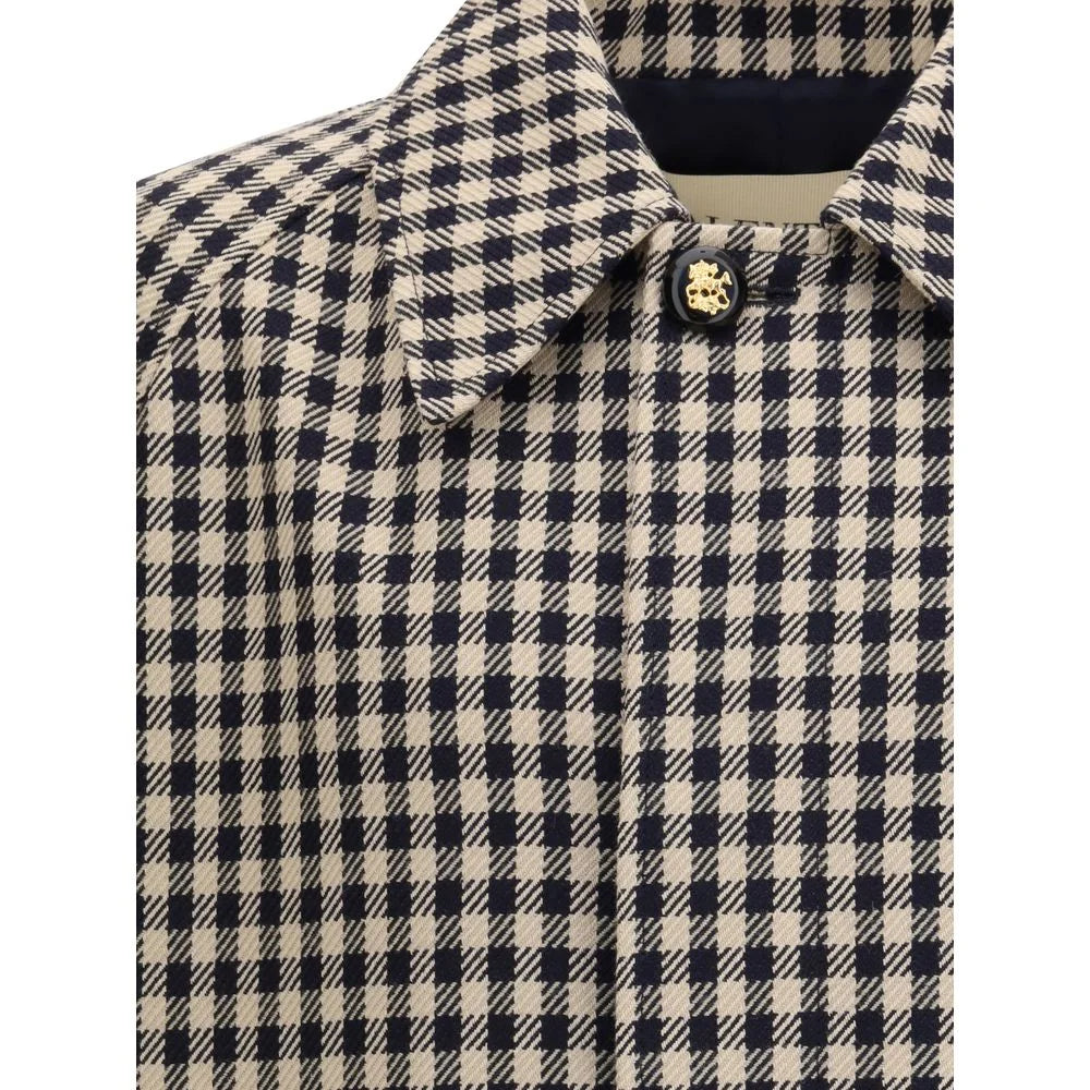 Valentino Vichy check Coat - Overcoats