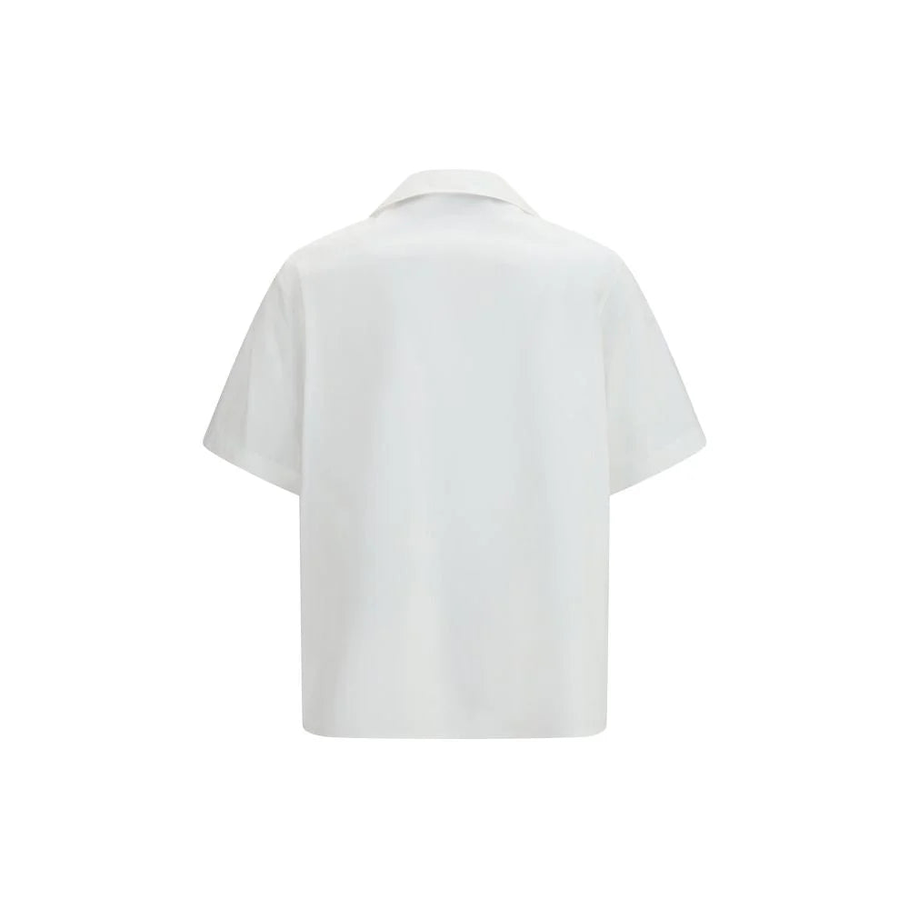 Valentino White Cotton Shirt - IT48 | M