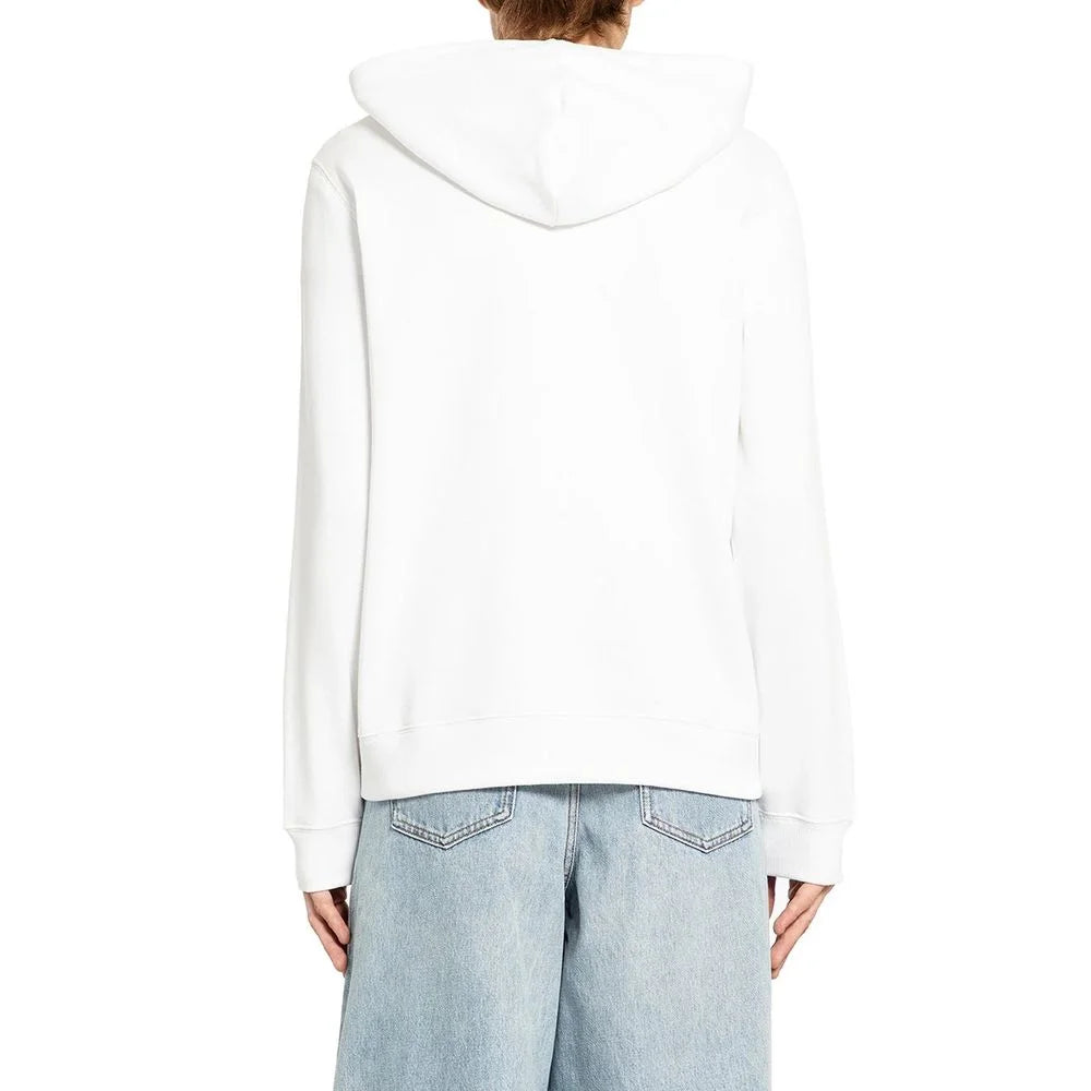 Valentino White Cotton Sweatshirt
