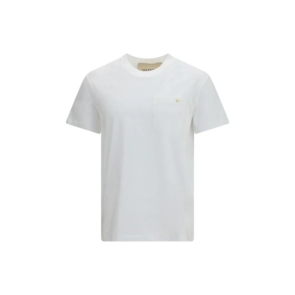 Valentino White Cotton T-Shirt