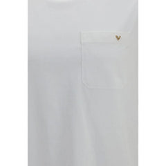 Valentino White Cotton T-Shirt