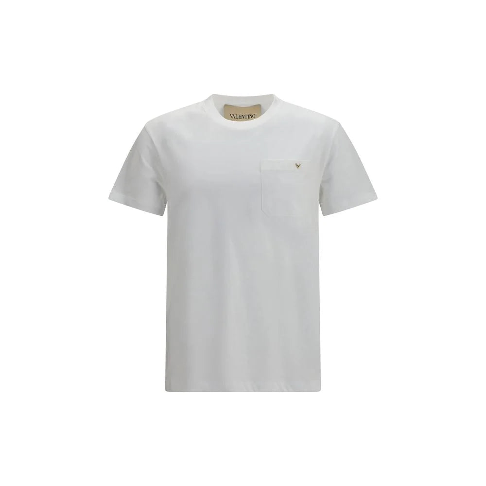 Valentino White Cotton T-Shirt