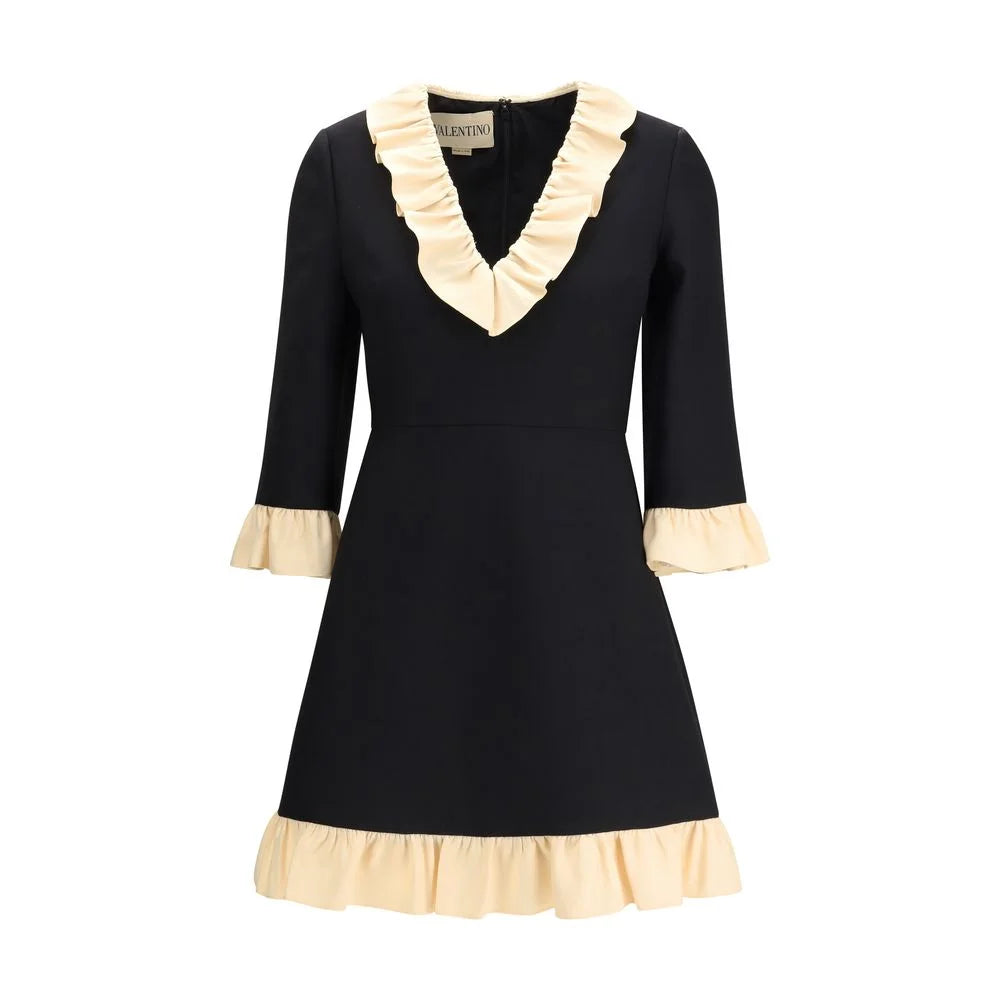 Valentino Wool and silk short Dress - Dresses
