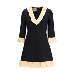 Valentino Wool and silk short Dress - Dresses