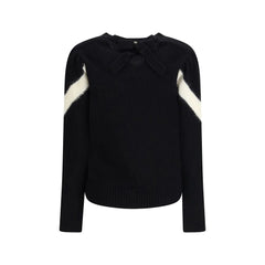 Valentino Wool Sweater with a bow at the back - Sweaters