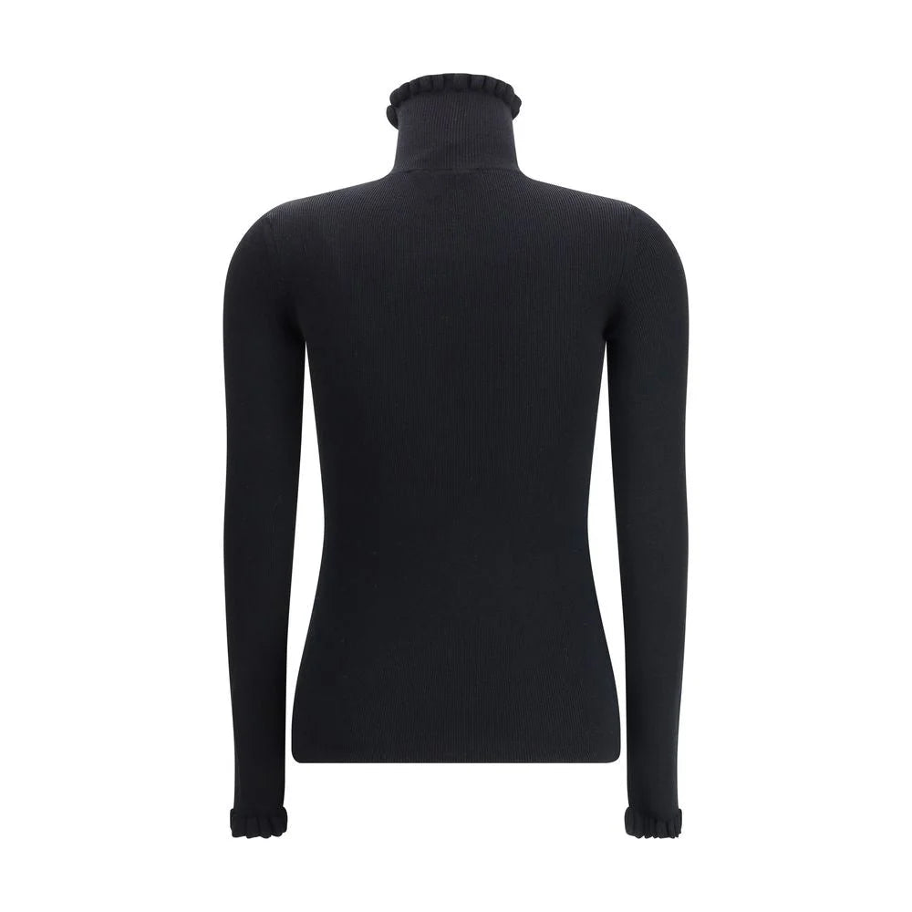 Valentino Wool Sweater with ruffled collar - L