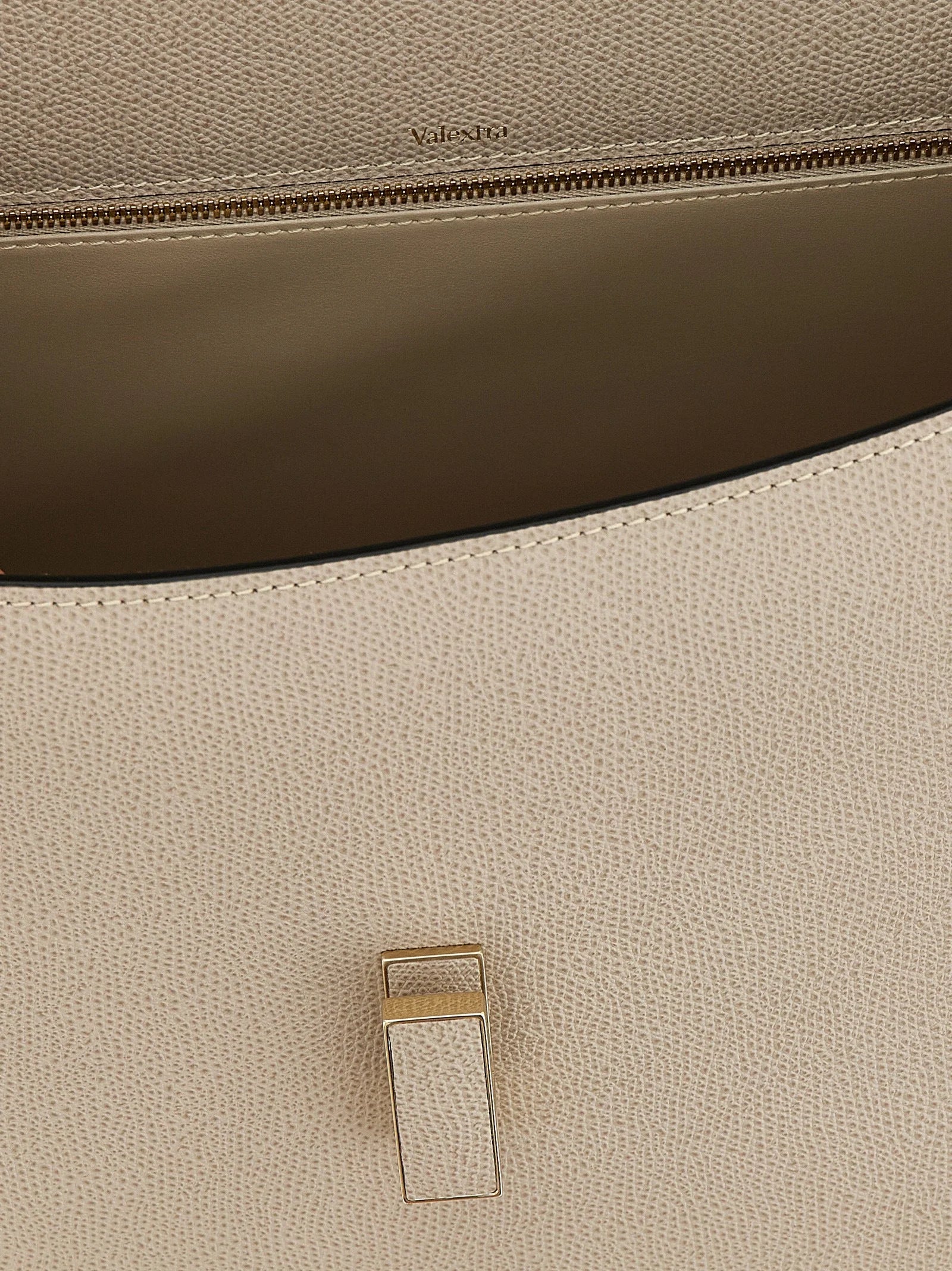 Valextra Beige Calfskin Handbag