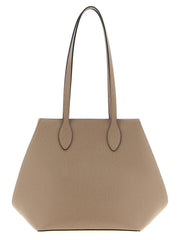Valextra Beige Calfskin Tote Bag