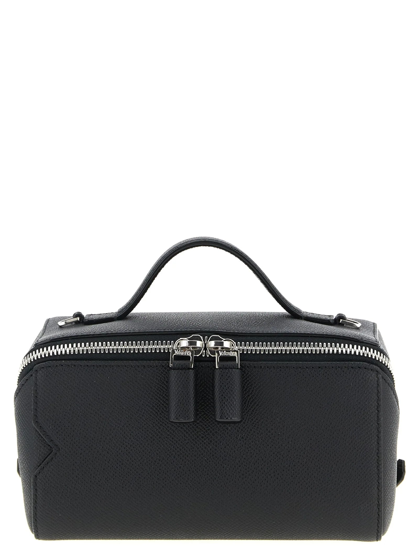 Valextra Black Calfskin Crossbody Bag