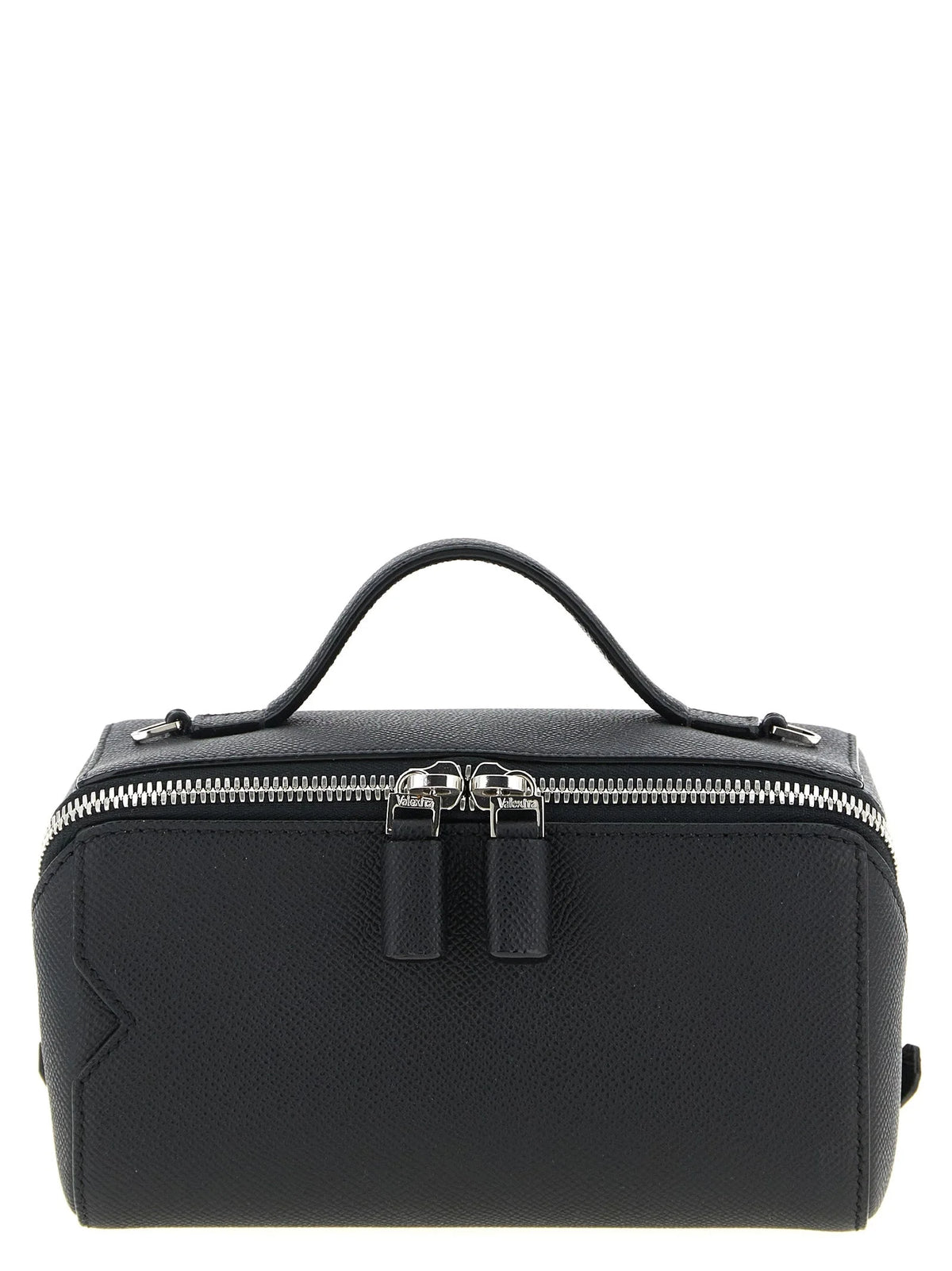 Valextra Black Calfskin Crossbody Bag