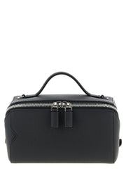 Valextra Black Calfskin Crossbody Bag