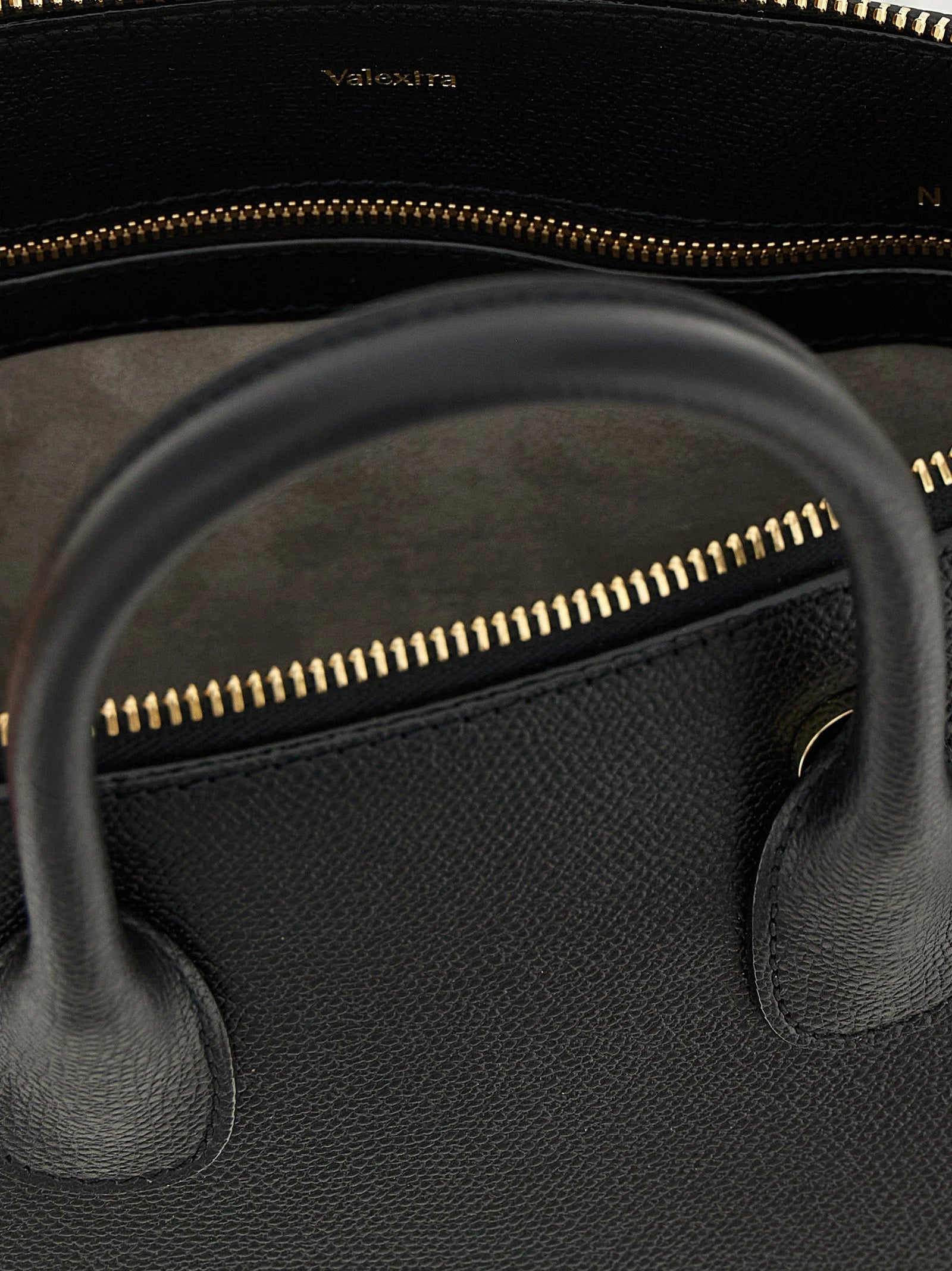 Valextra Black Calfskin Handbag